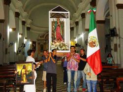 Festejan a la Virgen de Guadalupe en San Luis del Palmar